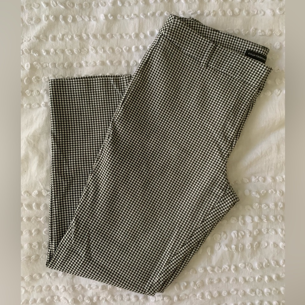 HOUNDSTOOTH DRESS PANTS